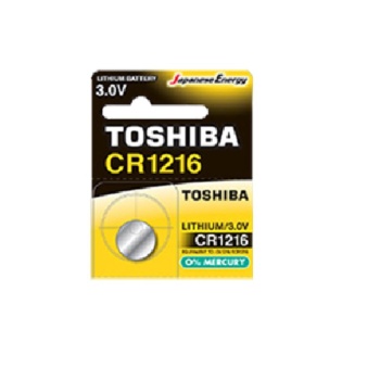 TOSHIBA CR1216 Μπαταρία Λιθίου 3V 1Τμχ +ΕΙΣΦ.ΑΝΑΚΥΚΛΩΣΗΣ