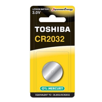 TOSHIBA CR2032 Μπαταρία Λιθίου 3V 1Τμχ +ΕΙΣΦ.ΑΝΑΚΥΚΛΩΣΗΣ