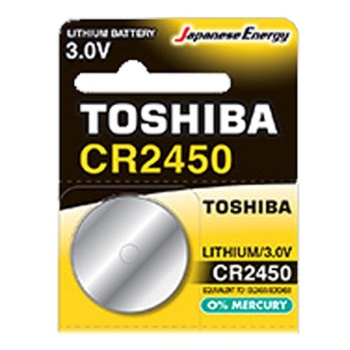 TOSHIBA CR2450 Μπαταρία Λιθίου 3V 1Τμχ +ΕΙΣΦ.ΑΝΑΚΥΚΛΩΣΗΣ