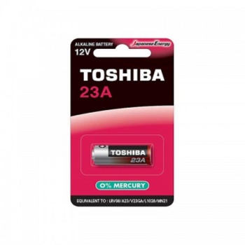 TOSHIBA 23A  Alkaline 23A 12V 1Τμχ +ΕΙΣΦ.ΑΝΑΚΥΚΛΩΣΗΣ