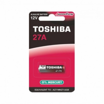 TOSHIBA 27A  Alkaline 23A 12V 1Τμχ +ΕΙΣΦ.ΑΝΑΚΥΚΛΩΣΗΣ