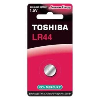 TOSHIBA LR44-A76 Αλκαλική Μπαταρία 1.5V (1τμχ) +ΕΙΣΦ.ΑΝΑΚΥΚΛΩΣΗΣ