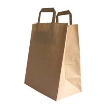 Χάρτινη Τσάντα Καφέ 32x20x23