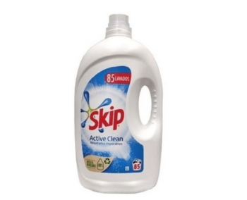 Skip Active Clean Υγρό Πλυντηρίου Ρούχων, 4,25lt 85μεζoύρες