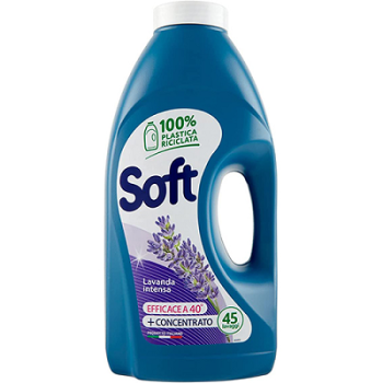 Soft Υγρό Πλυντηρίου Ρούχων Με Άρωμα Λεβάντα 2,5L 45 ΜΕΖΟΥΡΕΣ