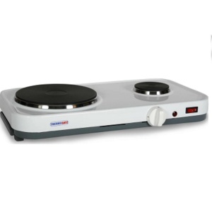 Επιτραπέζια Εστία Εμαγιέ Διπλή Λευκή Gs 1950