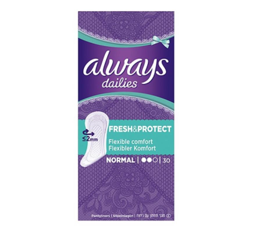 ALWAYS Σερβιετάκια Normal Fresh & Protect 30τμχ