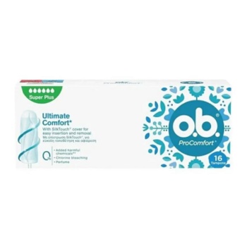 O.B. Ultimate Comfort Super Plus Ταμπόν Υψηλής Ροής 16τμχ