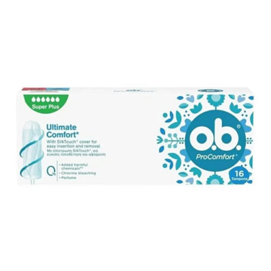 O.B. Ultimate Comfort Super Plus Ταμπόν Υψηλής Ροής 16τμχ