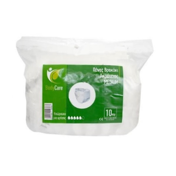 Πάνα Βρακάκι ακράτειας ενηλίκων BODYCARE 10 τεμαχίων MEDIUM