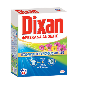 Dixan Ανοιξιάτικη Φρεσκάδα Απορρυπαντικό Ρούχων Σκόνη 44μεζ 2,2kg