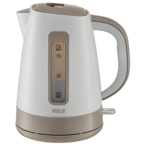 ΒΡΑΣΤΗΡΑΣ Ηλεκτρικός Muhler - WK-708, 2200W, 1,7 l, λευκός/μπεζ