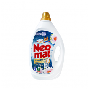 Neomat υγρό πλυντηρίου ρούχων λωτός του μπαλί 45μεζ 2,025lt