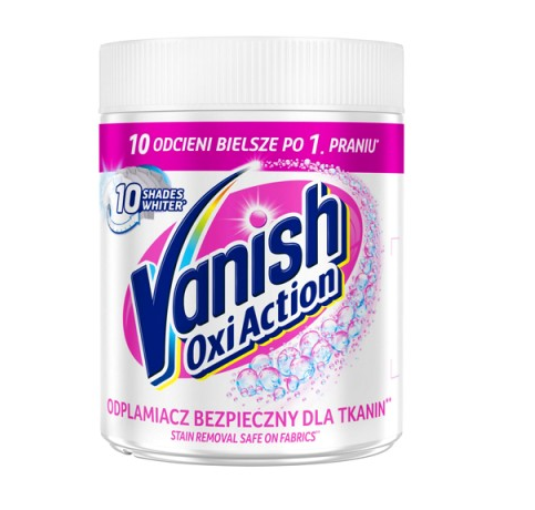VANISH ΟΧI ACTION Πολυκαθαριστικό Λεκέδων 470gr. - (ΛΕΥΚΟ)
