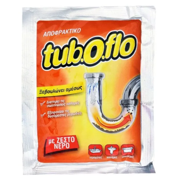 TUBOFLO Αποφρακτική Σκόνη Ζεστού Νερού 60gr. -