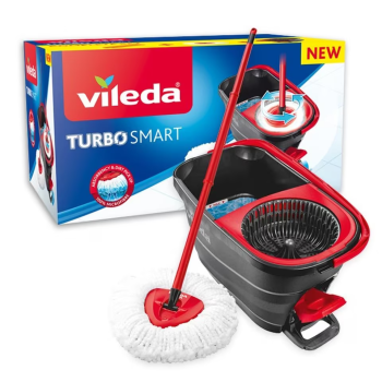VILEDA Turbo Smart Σύστημα Καθαρισμού Με Πεντάλ 1 Τεμάχιο