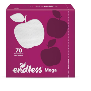 ENDLESS ΧΑΡΤΟΠΕΤΣΕΤΕΣ MEGA ΛΕΥΚΗ 70ΤΜΧ 33Χ33
