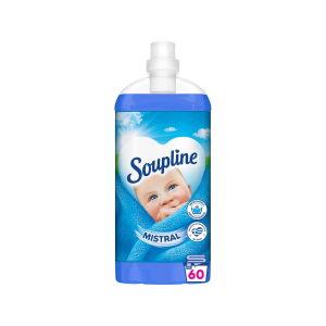Soupline μαλακτικό ρούχων συμπυκνωμένο mistral 1320ml (60μεζ.)
