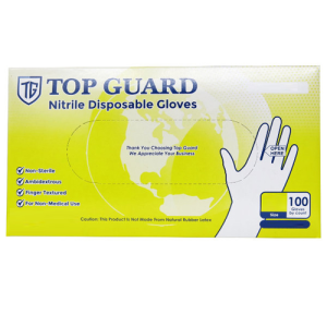 TOP GUARD ΓΑΝΤΙΑ ΝΙΤΡΙΛΙΟΥ ΜΑΥΡΑ STRONG LARGE (100τεμ)