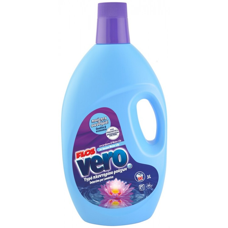 Vero Υγρό Πλυντηρίου Ρούχων Water Lily 3L 60Mεζούρες