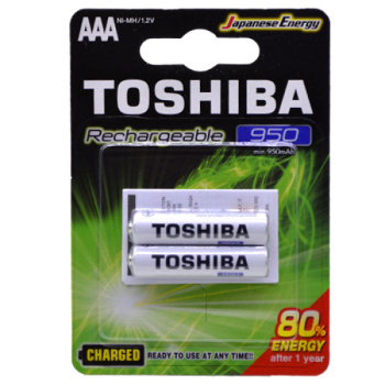 TOSHIBA ΜΠΑΤΑΡΙΑ AAA (2τεμ.) – (ΕΠΑΝΑΦΟΡΤ.) 950mAh