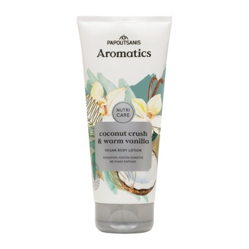 PAPOUTSANIS AROMATICS BODY LOTION 200ml – (COCONUT CRUSH & WARM VANILLA)