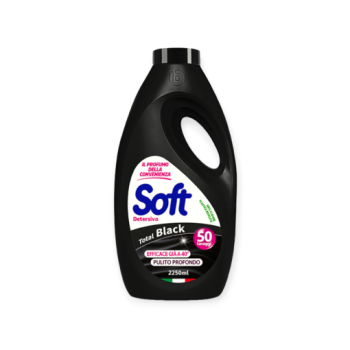 SOFT ΥΓΡΟ ΠΛΥΝΤΗΡΙΟΥ ΡΟΥΧΩΝ 50ΜΕΖ 2,250 ML BLACK