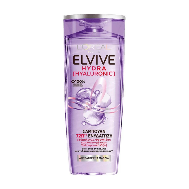 ELVIVE Σαμπουάν Ενυδάτωσης Hydra Hyaluronic 400ml