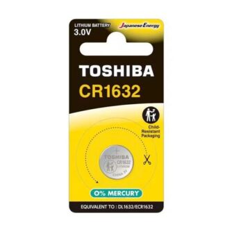 TOSHIBA ΜΠΑΤΑΡΙΑ (CR1632) 3V LITHIUM (1τεμ.)
