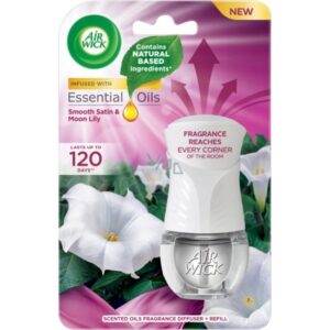 Airwick Συσκευή Πρίζας Essential Oils Satin Moon Lilly & Ανταλλακτικό 19ml