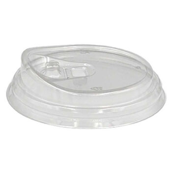 ΚΑΠΑΚΙ FLAT (100τεμ.) - (ΓΙΑ ΧΑΡΤΙΝO 14-16oz) (90mm) - (SIP LOCK NEW)