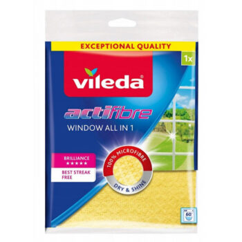 VILEDA πετσέτα μικροϊνών actifibre glass, 36 x 32cm