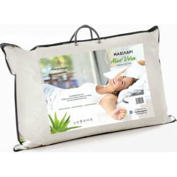 Μαξιλάρι ύπνου A' ποιότητα σιλικόνη 50x70cm Aloe Vera