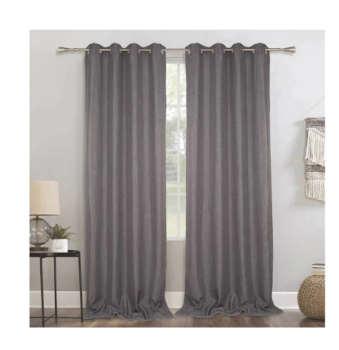 ΚΟΥΡΤΙΝΑ ΜΕ ΚΡΙΚΟΥΣ Cationic 140x260cm Taupe