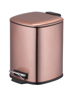 ΧΑΡΤΟΔΟΧΕΙΟ ΠΕΤΑΛ COPPER ΤΕΤΡΑΓΩΝΟ SOFTCLOSE 6L