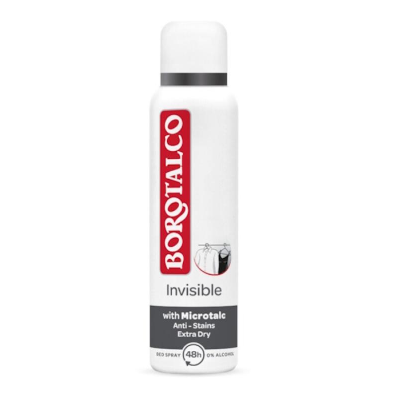 BOROTALCO Invisible Αποσμητικό Spray 150ml