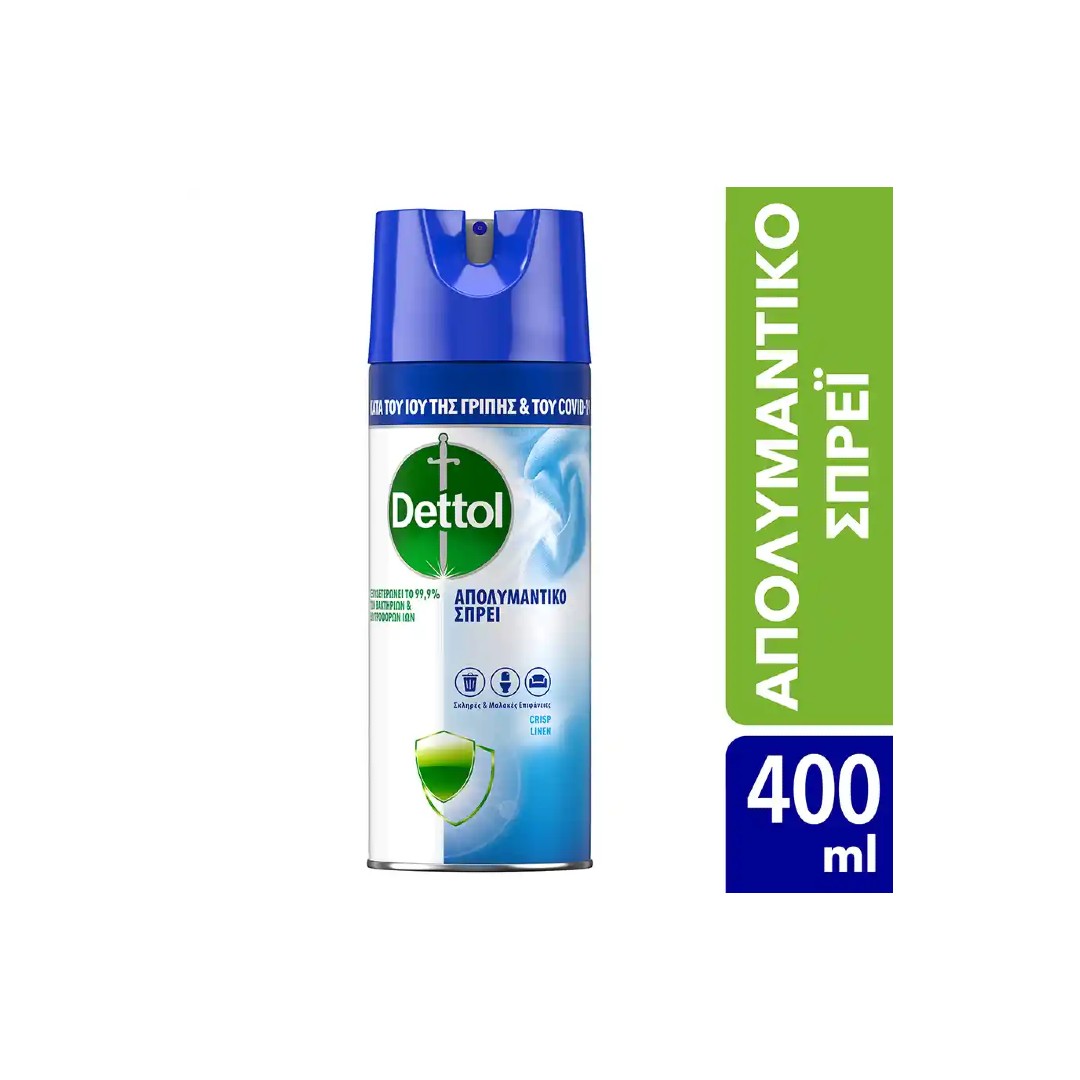 DETTOL ΑΠΟΛΥΜ/ΚΟ ΣΠΡΕΙ ΓΙΑ ΕΠΙΦ.400ΜΛ
