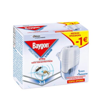 Baygon Συσκευή με Υγρό για Κουνούπια 27ml