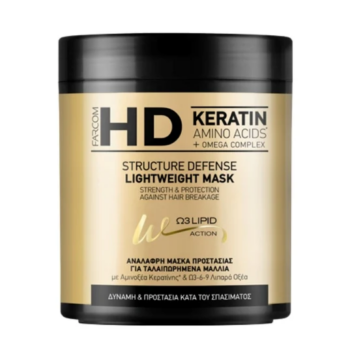 HD Μάσκα Μαλλιών Structure Defense για Ταλαιπωρημένα Μαλλιά 1000ml