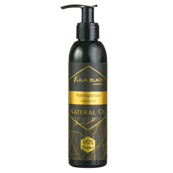 LILIA BLACK 99% ΦΥΣΙΚΟ ΚΑΣΤΟΡΕΛΑΙΟ 200ML(ΠΡΟΣΩΠΟ-ΣΩΜΑ-ΜΑΛΛΙΑ)