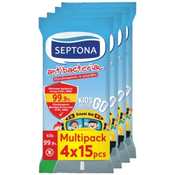 SEPTONA ΥΓΡΑ ΜΑΝΤΗΛΑΚΙΑ(4*15)KIDS