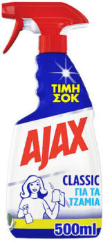 AJAX SPRAY ΥΓΡΟ ΤΖΑΜΙΩΝ CLASSIC 500ml